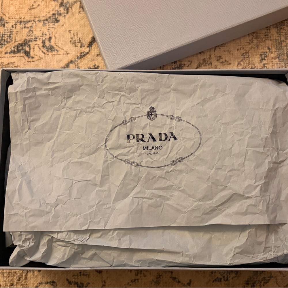 Gold Prada Heels - Picture 2 of 9